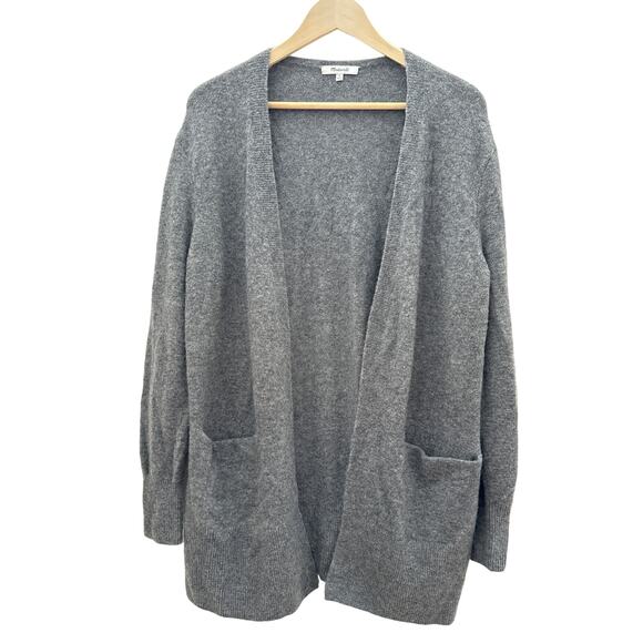 Madewell Wool Blend Open Front Cardigan - Picture 1 of 6